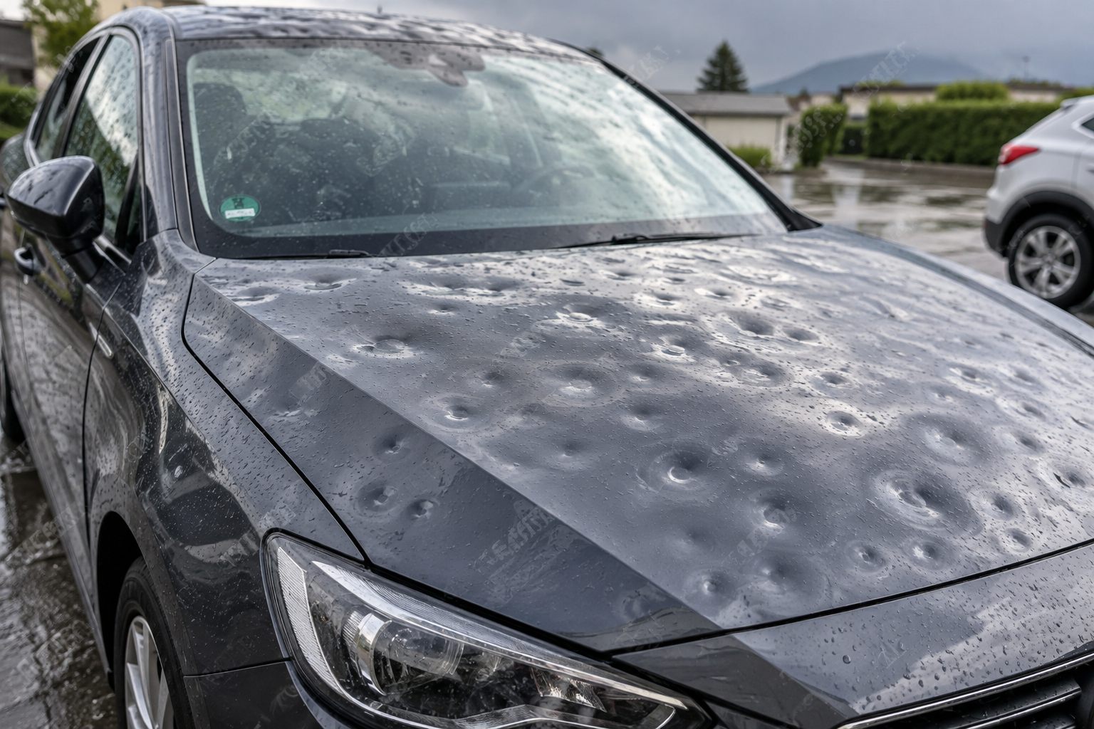 Danni da grandine sull'auto: come intervenire