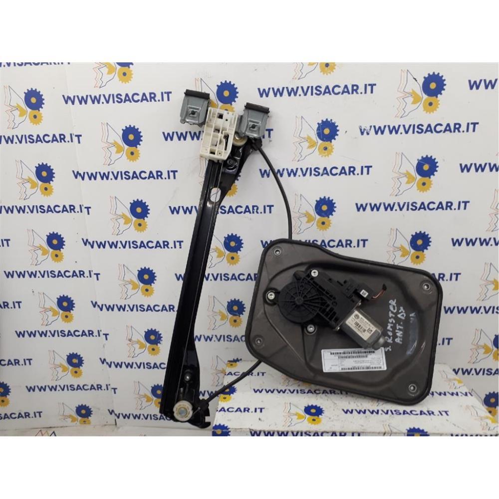 Alzacristallo Porta Anteriore Destro Usato Dal 2006 Al 2010 Skoda Roomster «5J7» (2006)