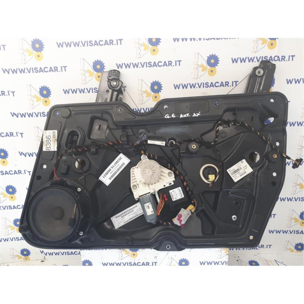 Alzacristallo Porta Anteriore Destro Usato Dal 2008 Volkswagen Golf «Vi» (2009)