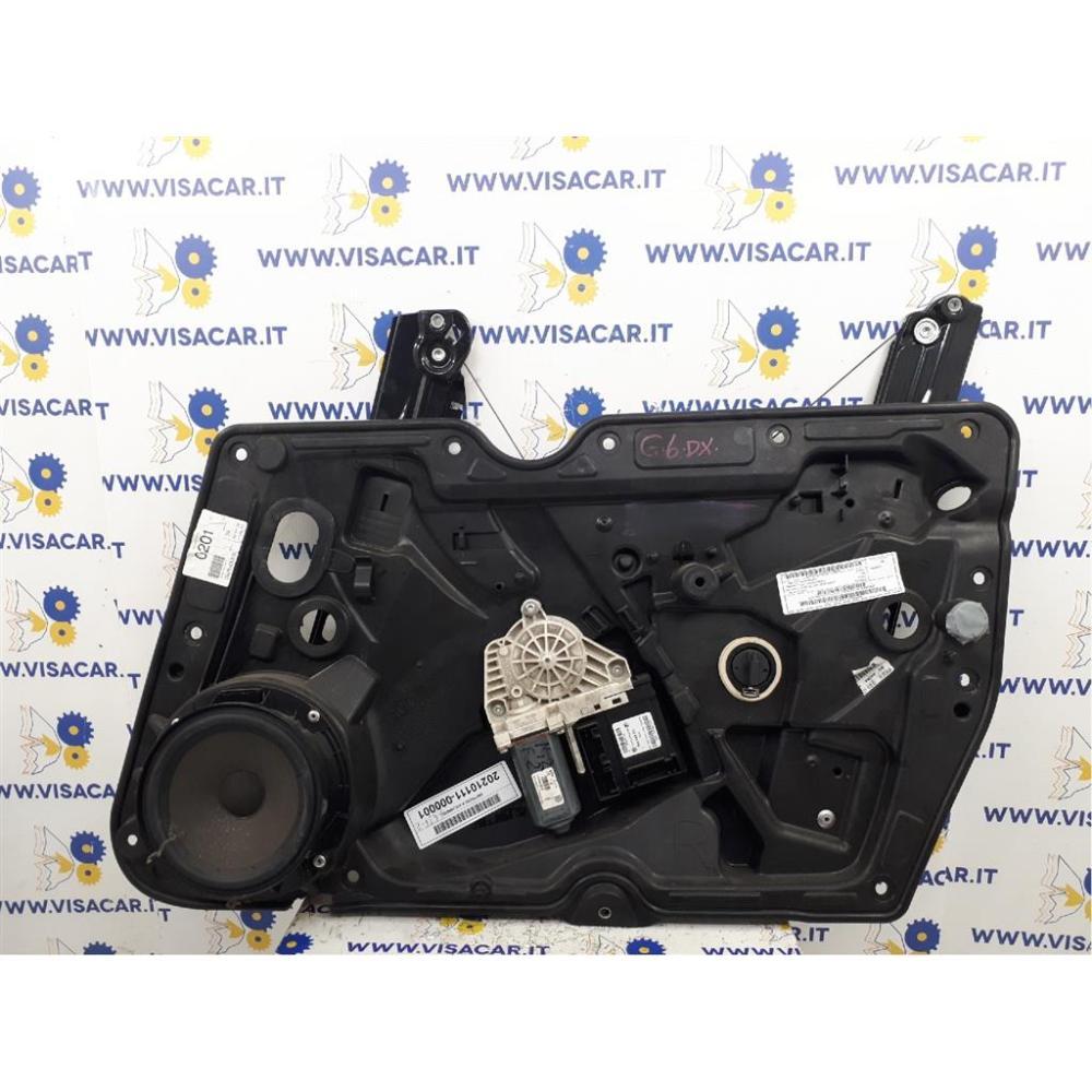 Alzacristallo Porta Anteriore Destro Usato Dal 2008 Volkswagen Golf «Vi» (2009)