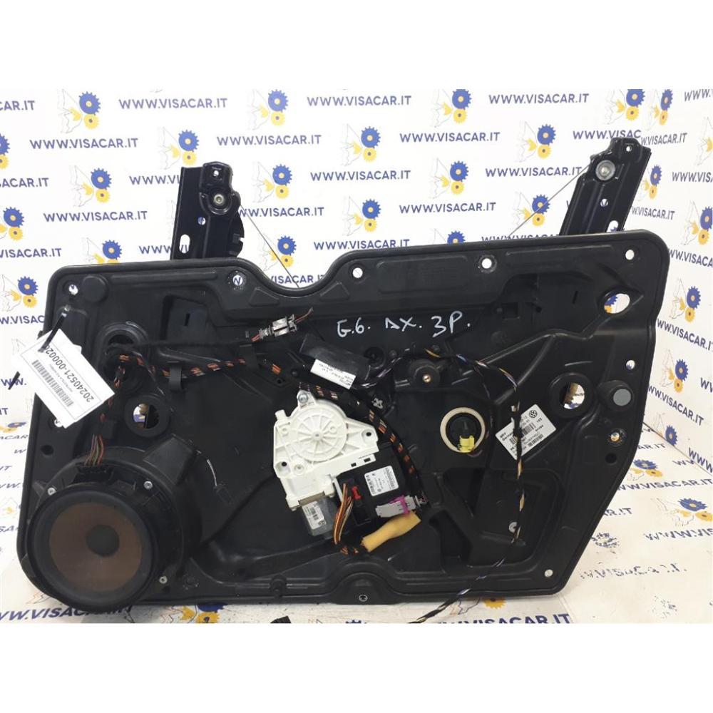 Alzacristallo Porta Anteriore Destro Usato Dal 2008 Volkswagen Golf «Vi» (2009)