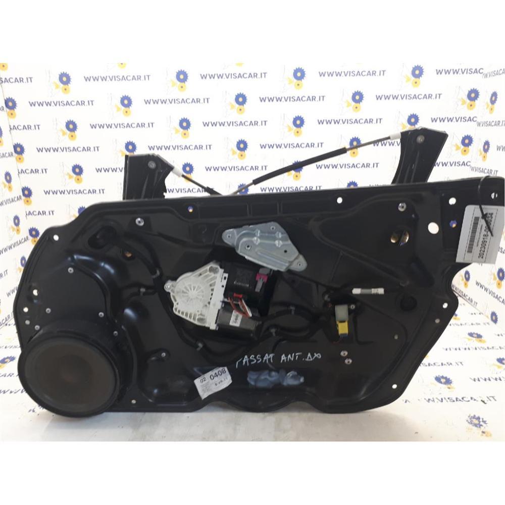 Alzacristallo Porta Anteriore Destro Usato Dal 2005 Al 2010 Volkswagen Passat «V» Variant (2005)