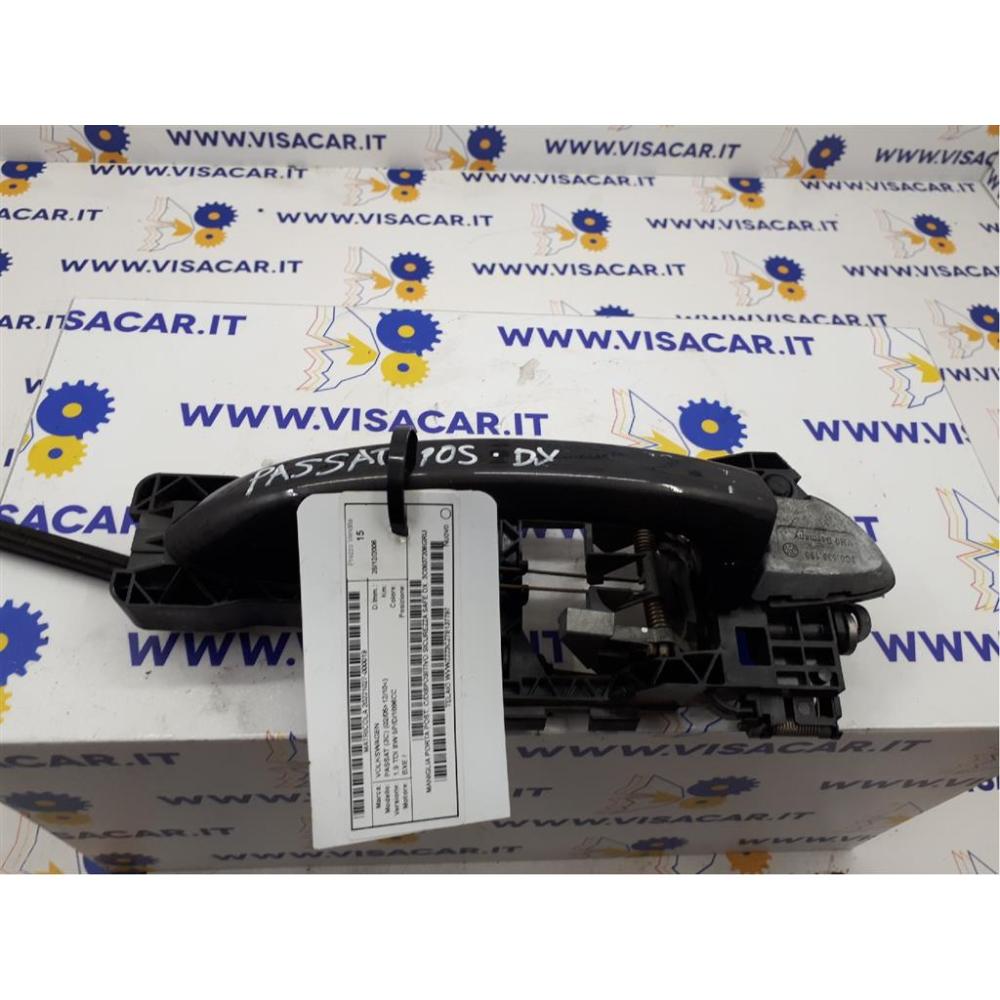 Maniglia Porta Est. Posteriore Destro Usato Dal 2005 Al 2010 Volkswagen Passat «V» Variant (2005)