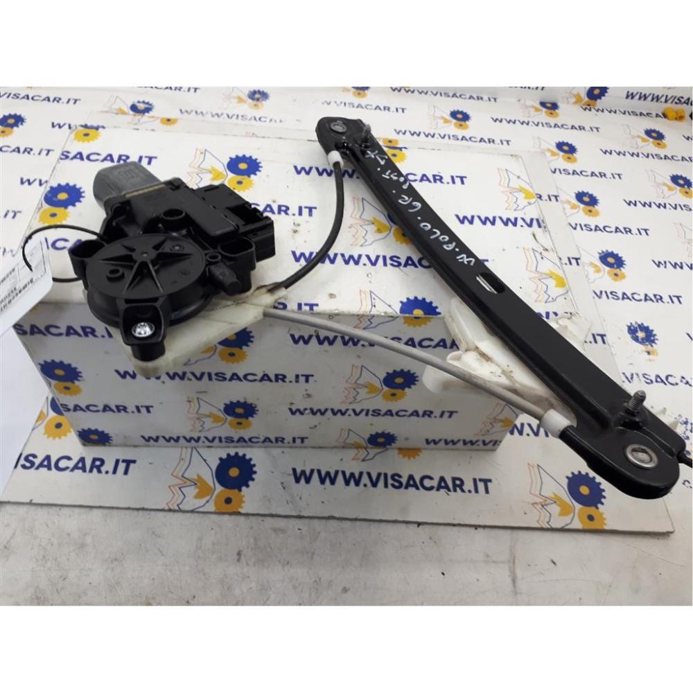 Alzacristallo Porta Anteriore Destro Usato Dal 2009 Al 2014 Volkswagen Polo «Vi» (2009)