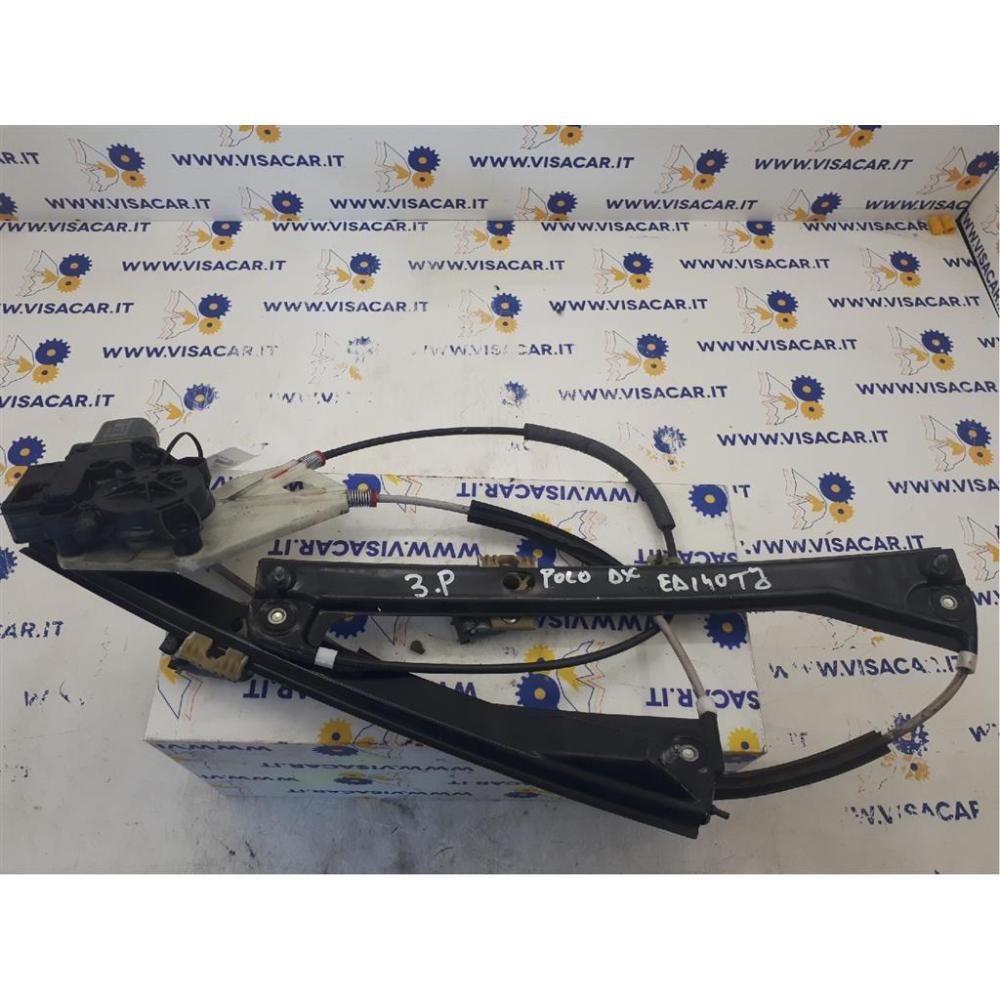 Alzacristallo Porta Anteriore Destro Usato Dal 2009 Al 2014 Volkswagen Polo «Vi» (2009)