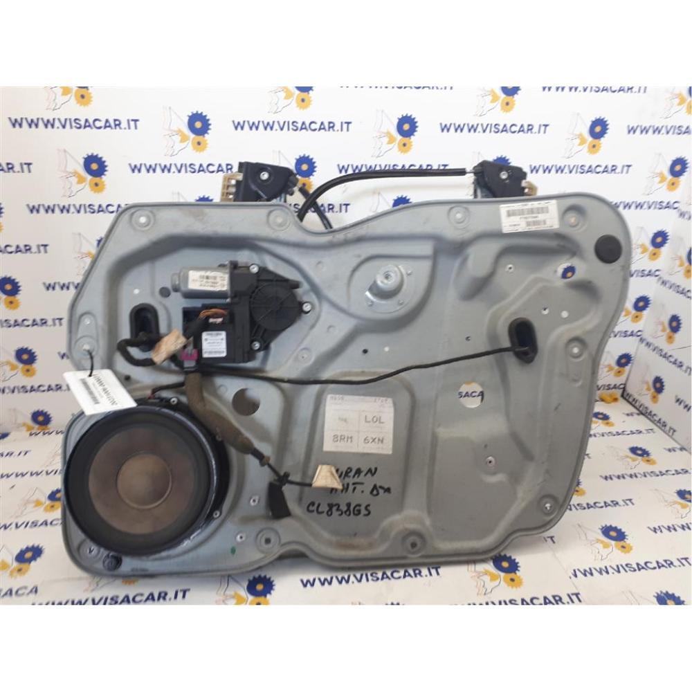 Alzacristallo Porta Anteriore Destro Usato Dal 2003 Al 2010 Volkswagen Touran «I» (2003)