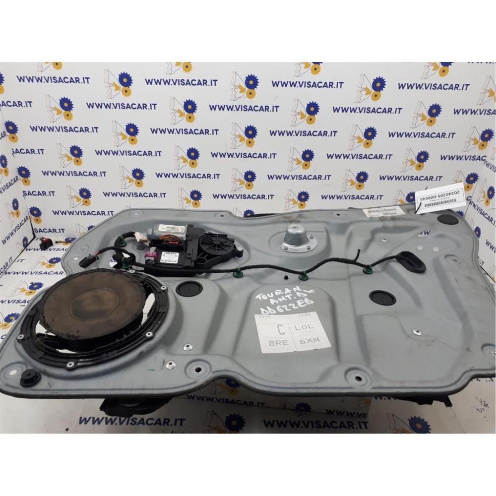 Alzacristallo Porta Anteriore Destro Usato Dal 2003 Al 2010 Volkswagen Touran «I» (2003)
