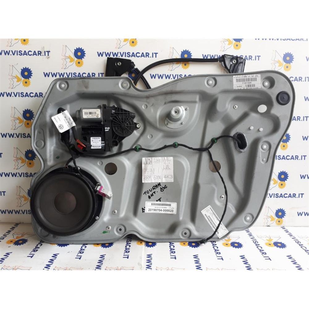 Alzacristallo Porta Anteriore Destro Usato Dal 2003 Al 2010 Volkswagen Touran «I» (2003)