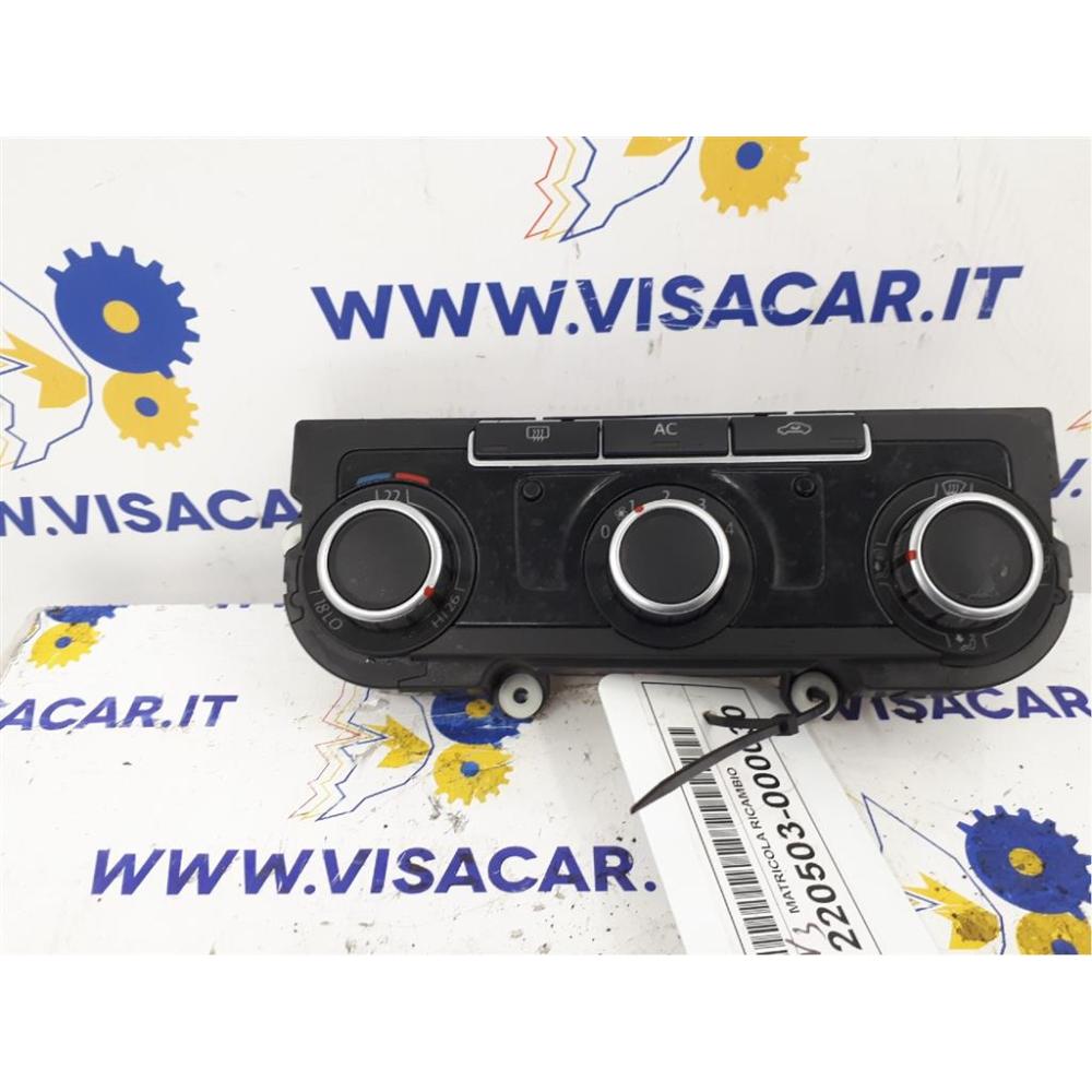 Modulo Comando Riscaldamento / Clima Usato Dal 2008 Volkswagen Golf «Vi» (2009)
