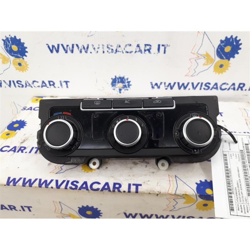 Modulo Comando Riscaldamento / Clima Usato Dal 2008 Volkswagen Golf «Vi» (2009)
