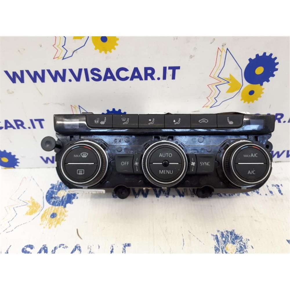 Modulo Comando Riscaldamento / Clima Usato Dal 2012 Volkswagen Golf «Vii» (2013)