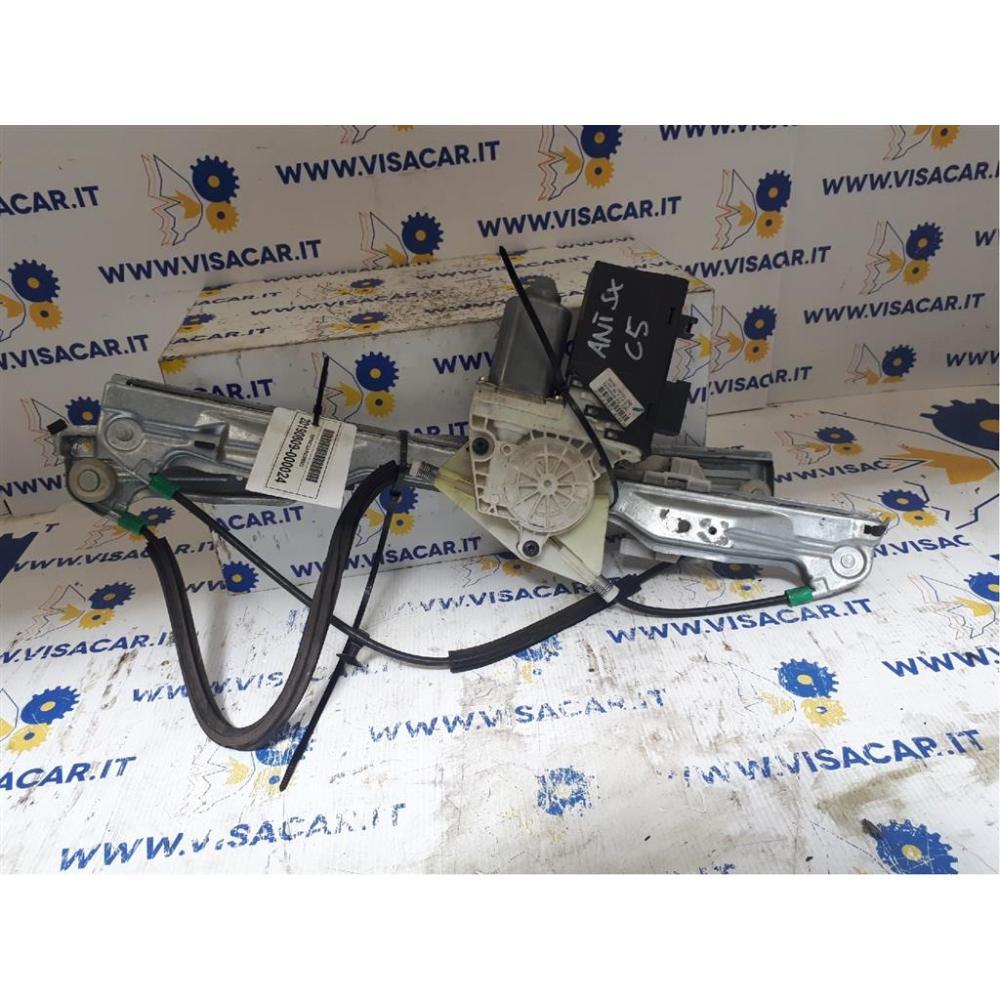 Alzacristallo Porta Anteriore Sinistro Usato Dal 2004 Al 2008 Citroen C5 «Ii» Sw (2005)