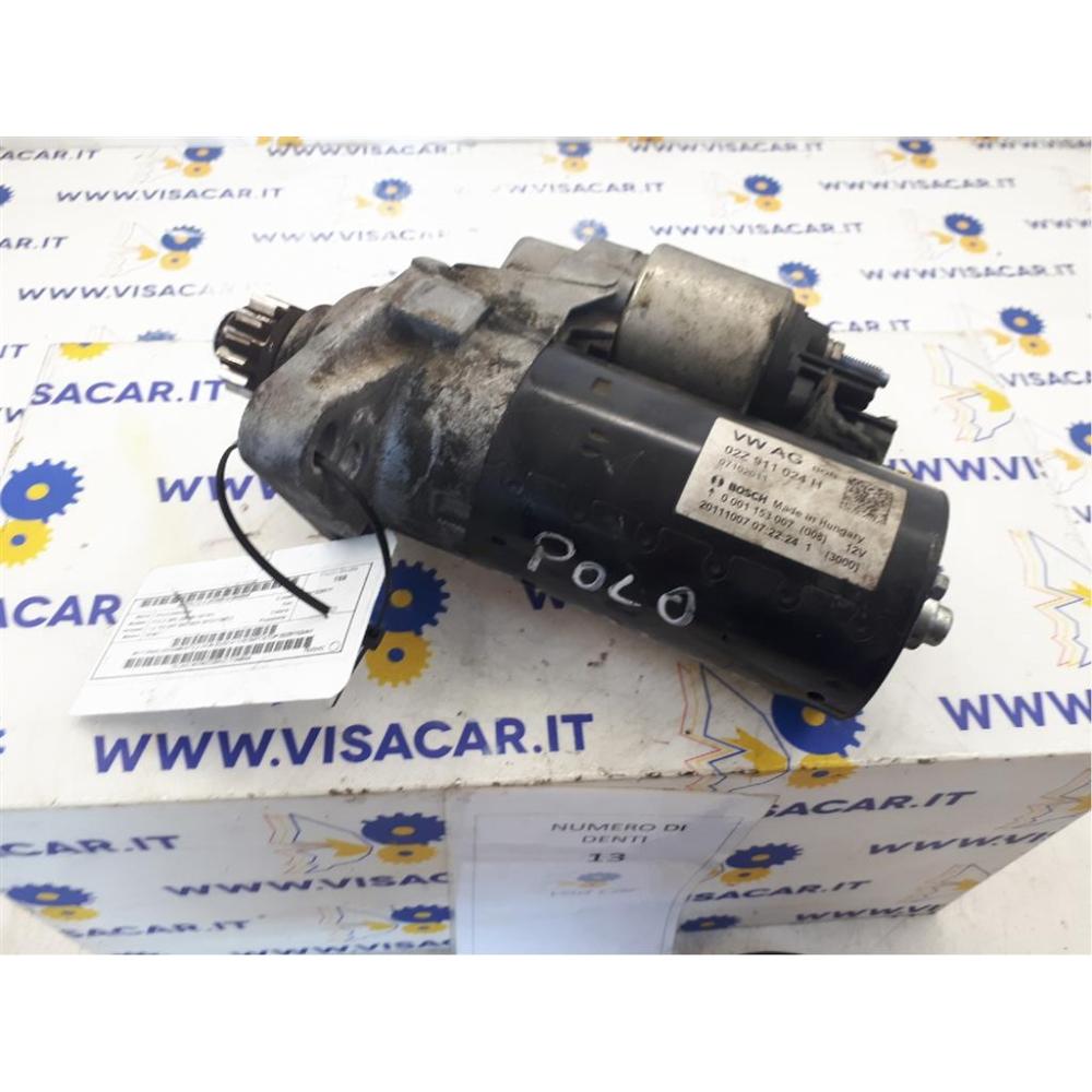 Motorino Avviamento Usato Dal 2009 Al 2014 Volkswagen Polo «Vi» (2009)