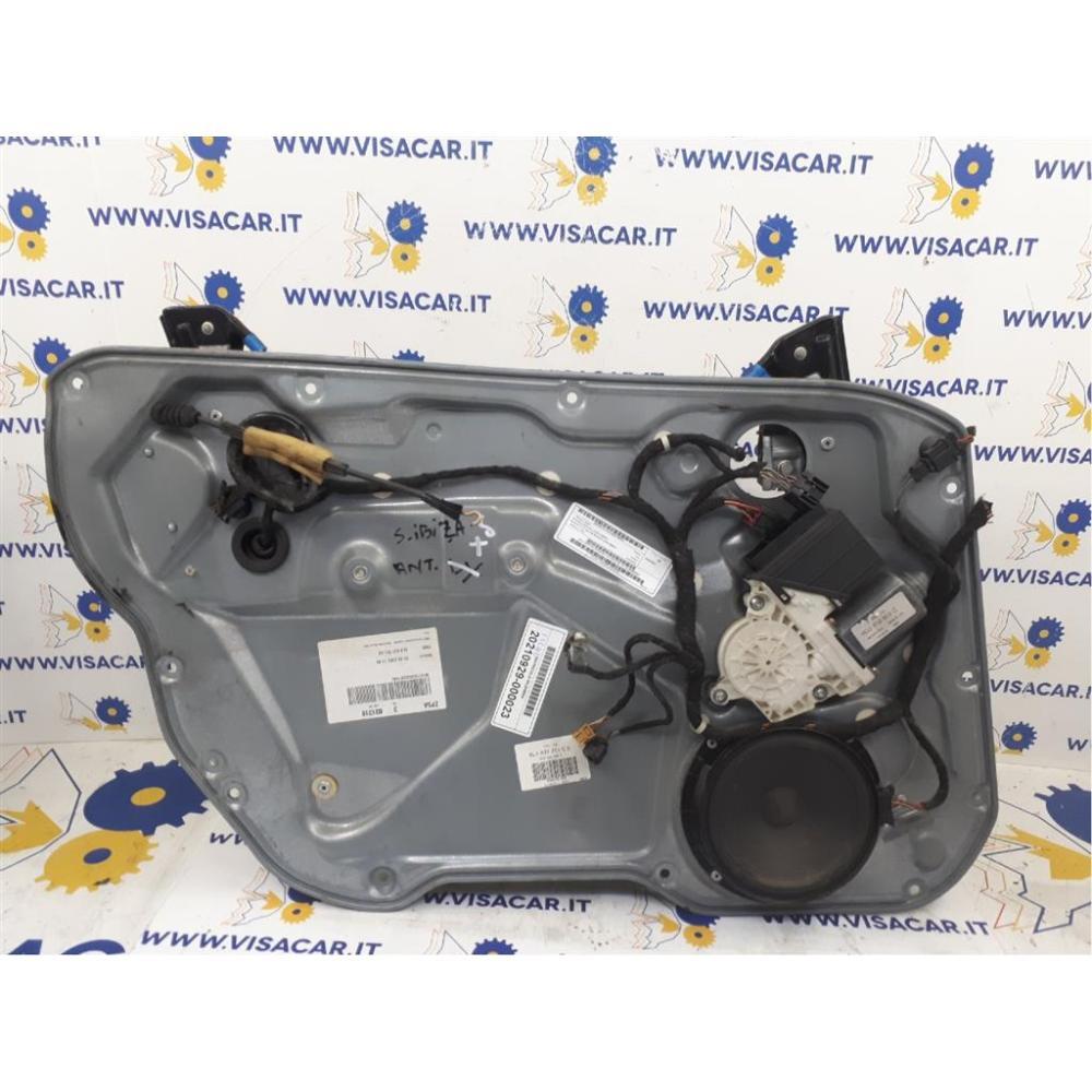 Alzacristallo Porta Anteriore Sinistro Usato Dal 2001 Al 2009 Seat Ibiza Iv «6L1» (2002)