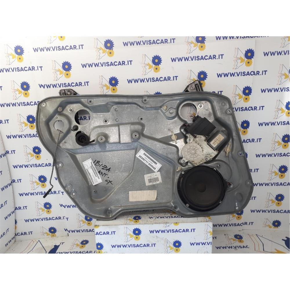 Alzacristallo Porta Anteriore Sinistro Usato Dal 2001 Al 2009 Seat Ibiza Iv «6L1» (2002)