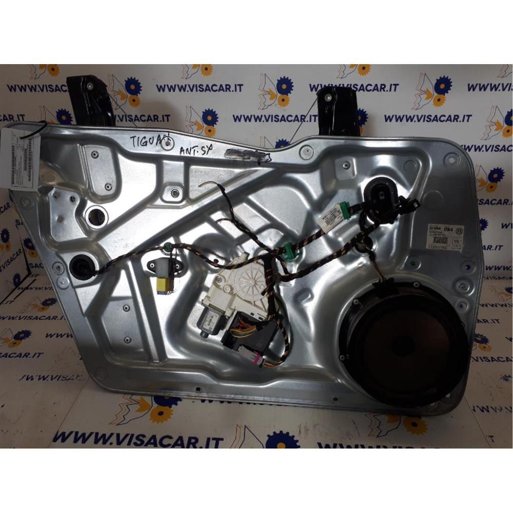 Alzacristallo Porta Anteriore Sinistro Usato Dal 2011 Al 2016 Volkswagen Tiguan «I» (2011)