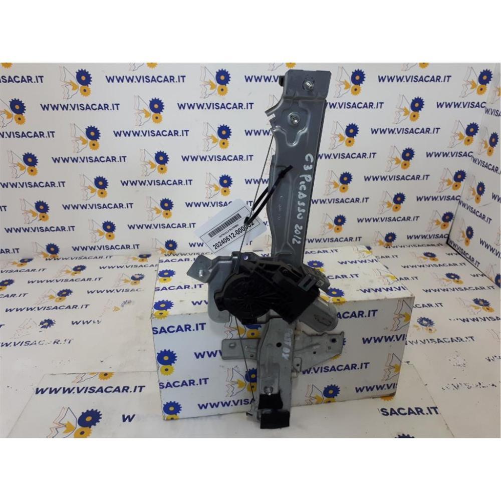 Alzacristallo Porta Posteriore Destro Usato Dal 2009 Al 2018 Citroen C3 Picasso (2009)