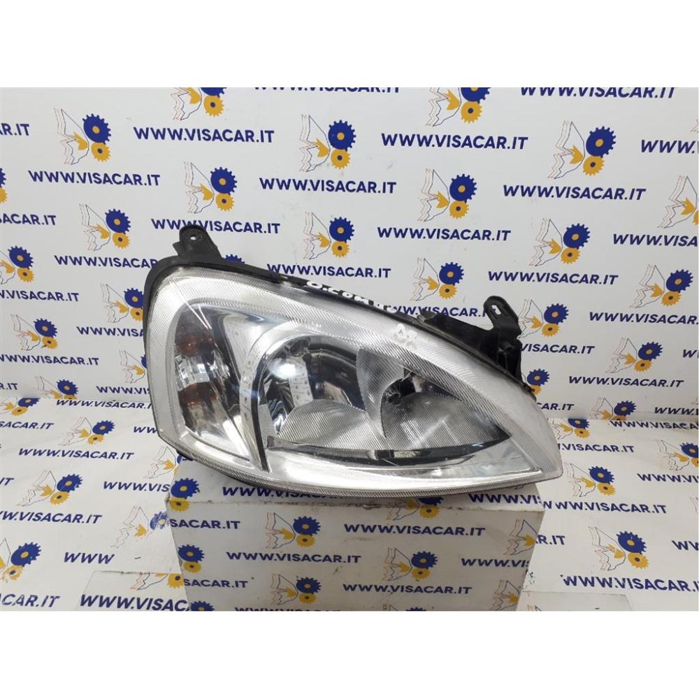 Portalampada Fanale Anteriore Destro Usato Dal 2000 Al 2006 Opel Corsa «C» (2001)