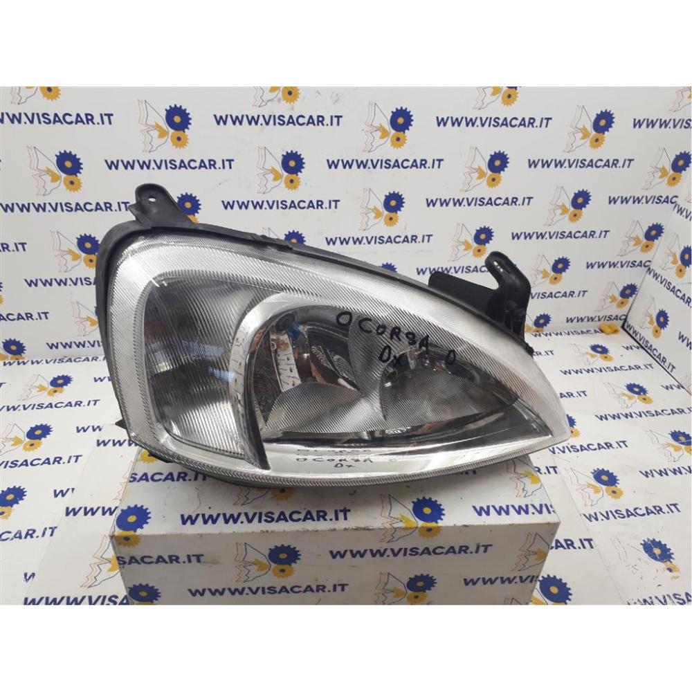 Portalampada Fanale Anteriore Destro Usato Dal 2000 Al 2006 Opel Corsa «C» (2001)