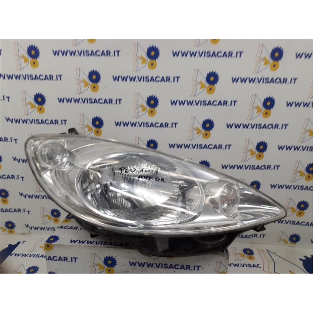 Portalampada Fanale Anteriore Destro Usato Dal 2005 Al 2010 Peugeot 1007 (2005)