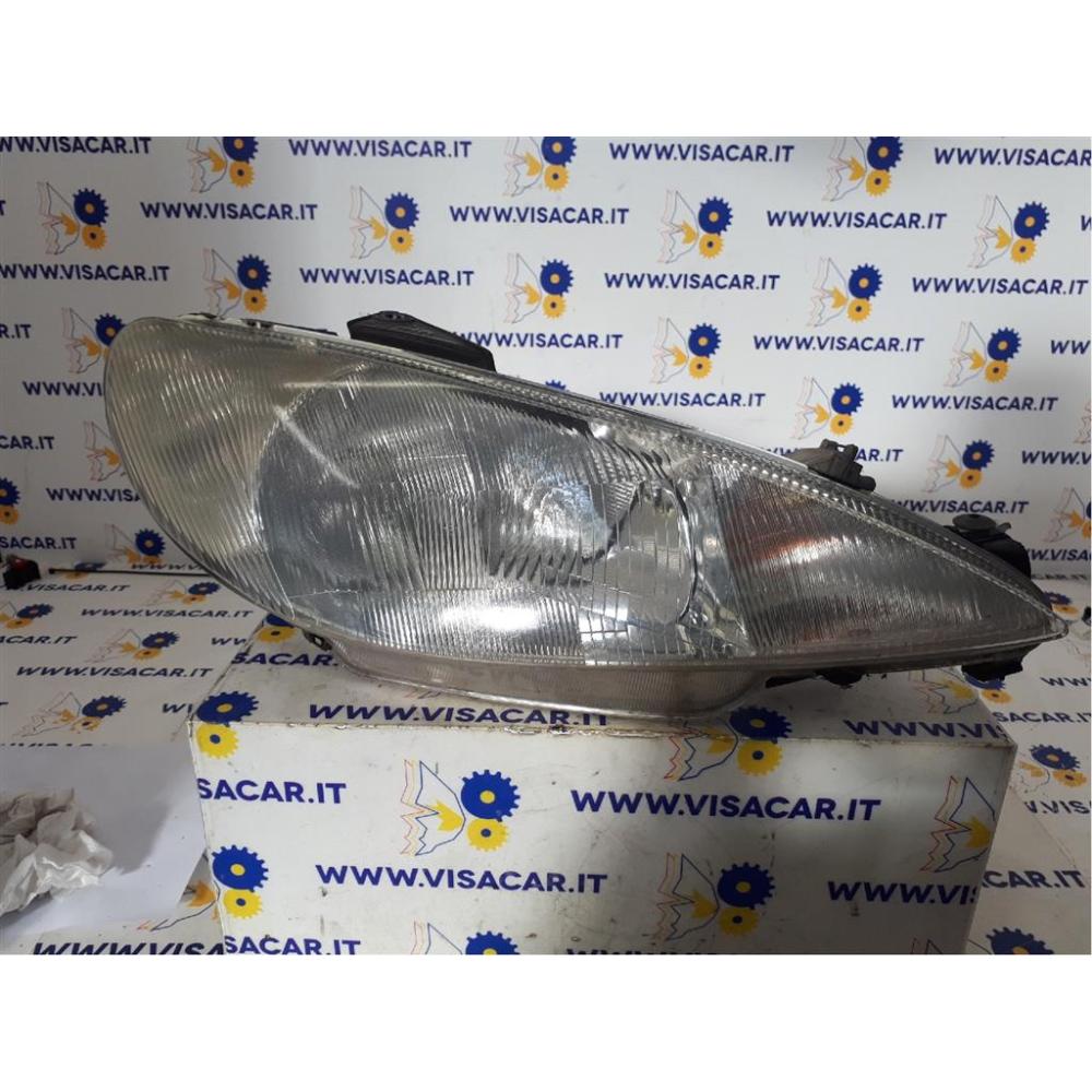 Portalampada Fanale Anteriore Destro Usato Dal 1998 Al 2009 Peugeot 206 (1999)