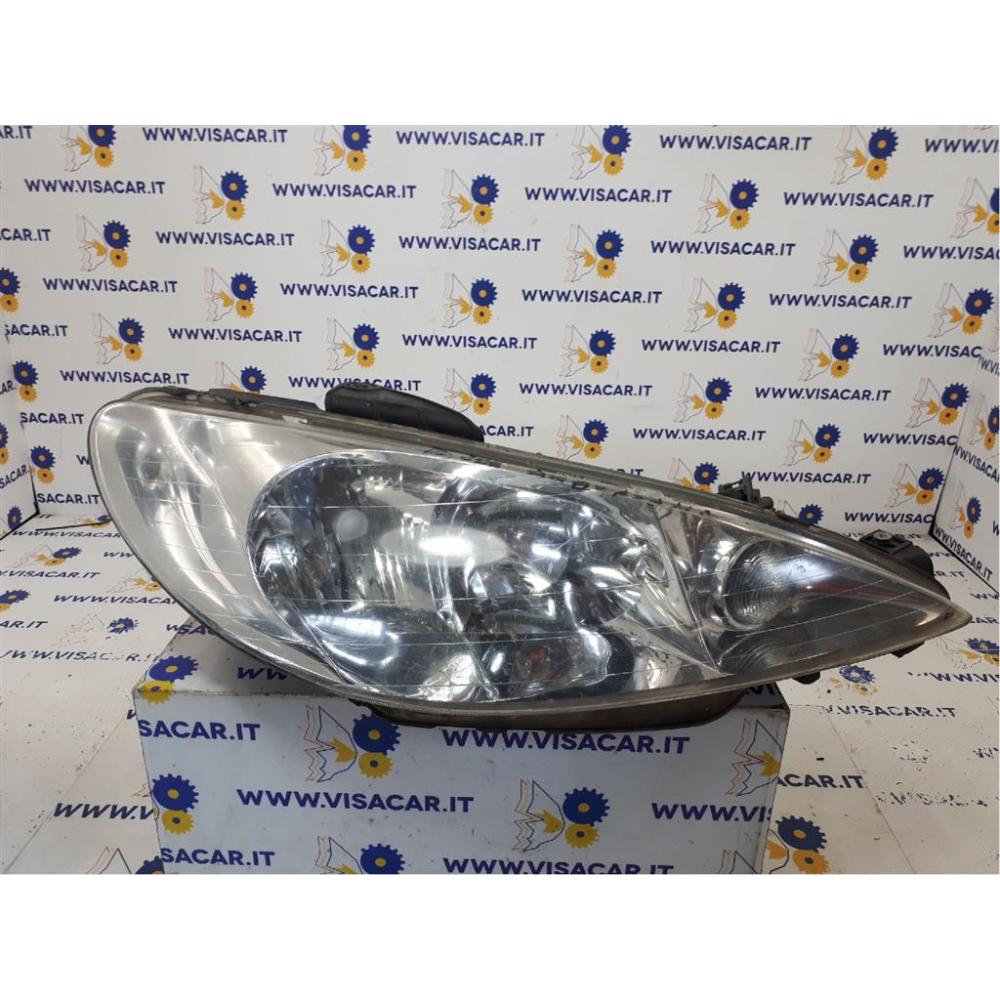 Portalampada Fanale Anteriore Destro Usato Dal 1998 Al 2009 Peugeot 206 (1999)