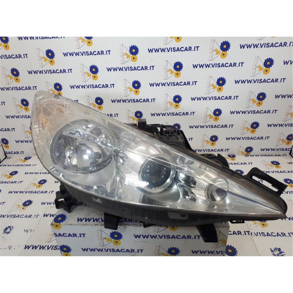 Portalampada Fanale Anteriore Destro Usato Dal 2006 Al 2009 Peugeot 207 (2006)