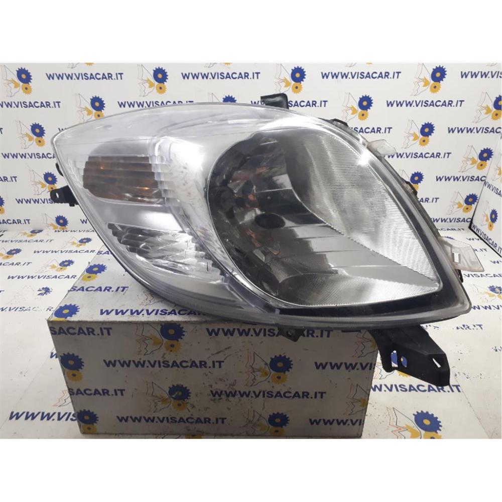 Portalampada Fanale Anteriore Destro Usato Dal 2005 Al 2012 Toyota Yaris (France ) «Ii» (2006)