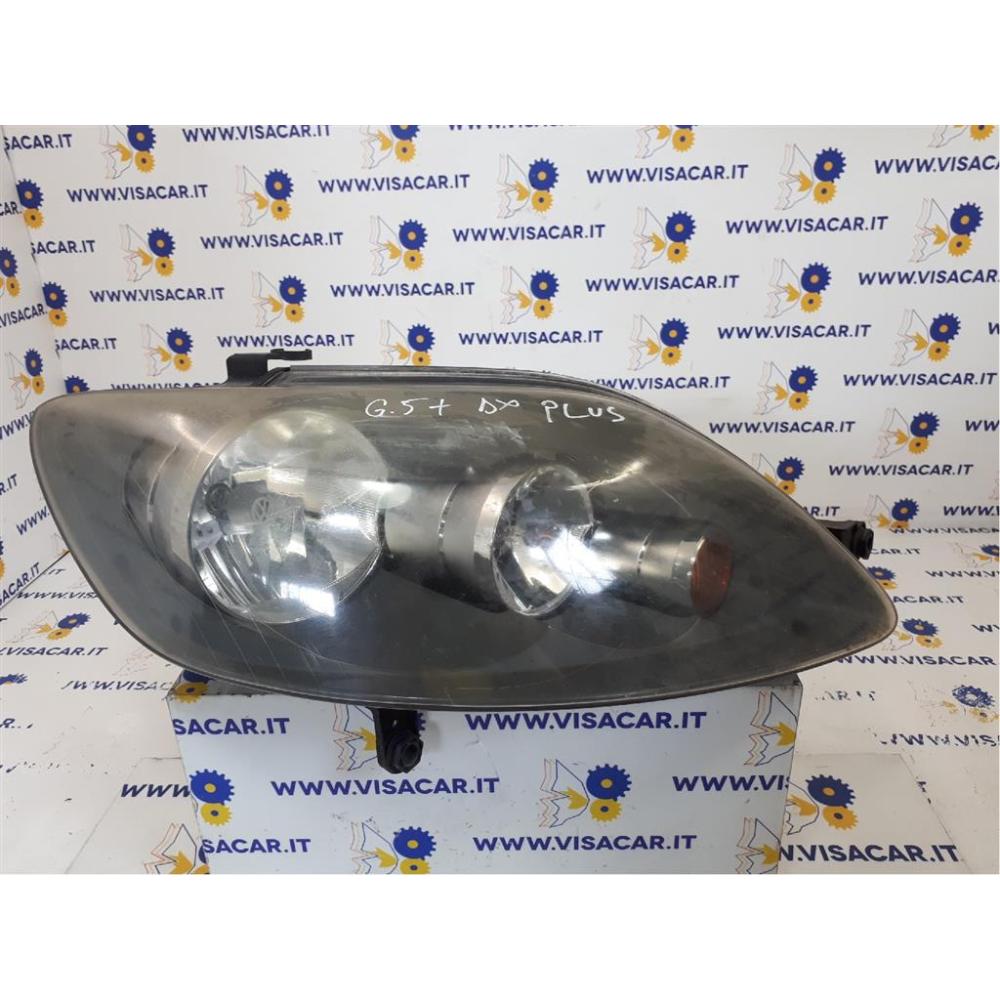 Portalampada Fanale Anteriore Destro Usato Dal 2005 Al 2009 Volkswagen Golf Plus «I» (2004)