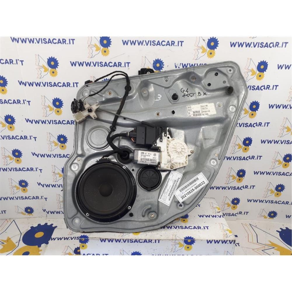 Alzacristallo Porta Posteriore Destro Usato Dal 1997 Al 2006 Volkswagen Golf «Iv» (1998)