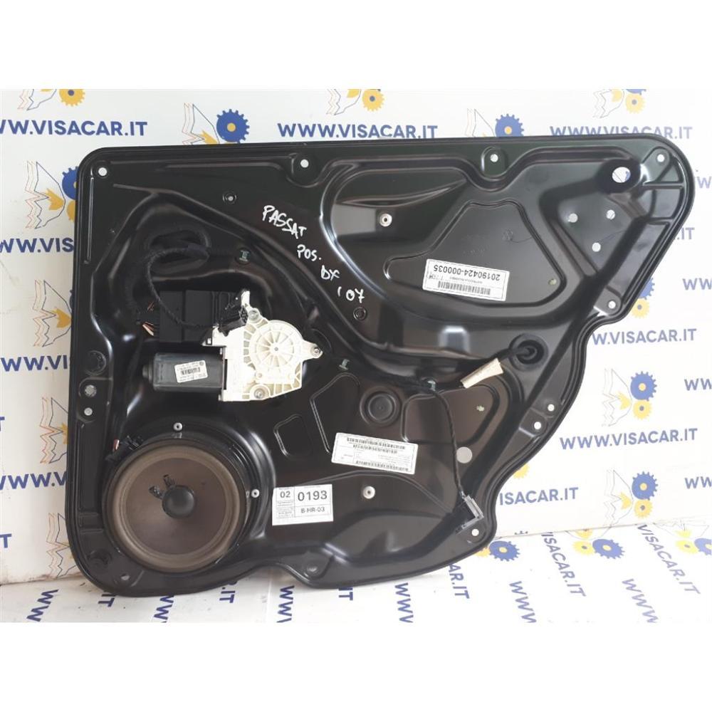 Alzacristallo Porta Posteriore Destro Usato Dal 2005 Al 2010 Volkswagen Passat «V» Variant (2005)