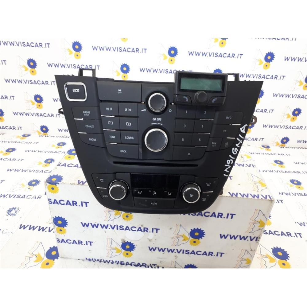Pulsantiera Unità Autoradio Usato Dal 2008 Al 2013 Opel Insignia «A» Sw (2009)