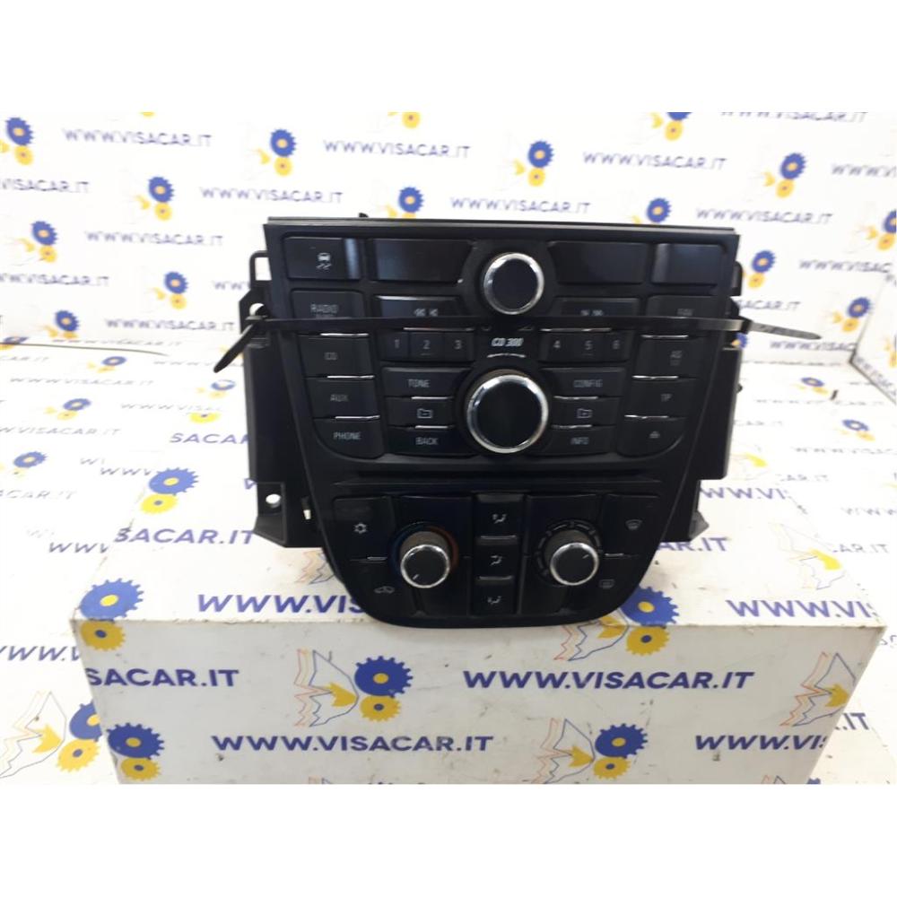 Pulsantiera Unità Autoradio Usato Dal 2010 Opel Meriva «B» (2010)