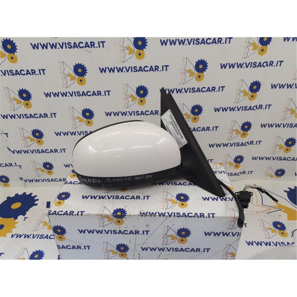 Retrovisore Esterno Anteriore Destro Usato Dal 2006 Al 2010 Skoda Roomster «5J7» (2006)