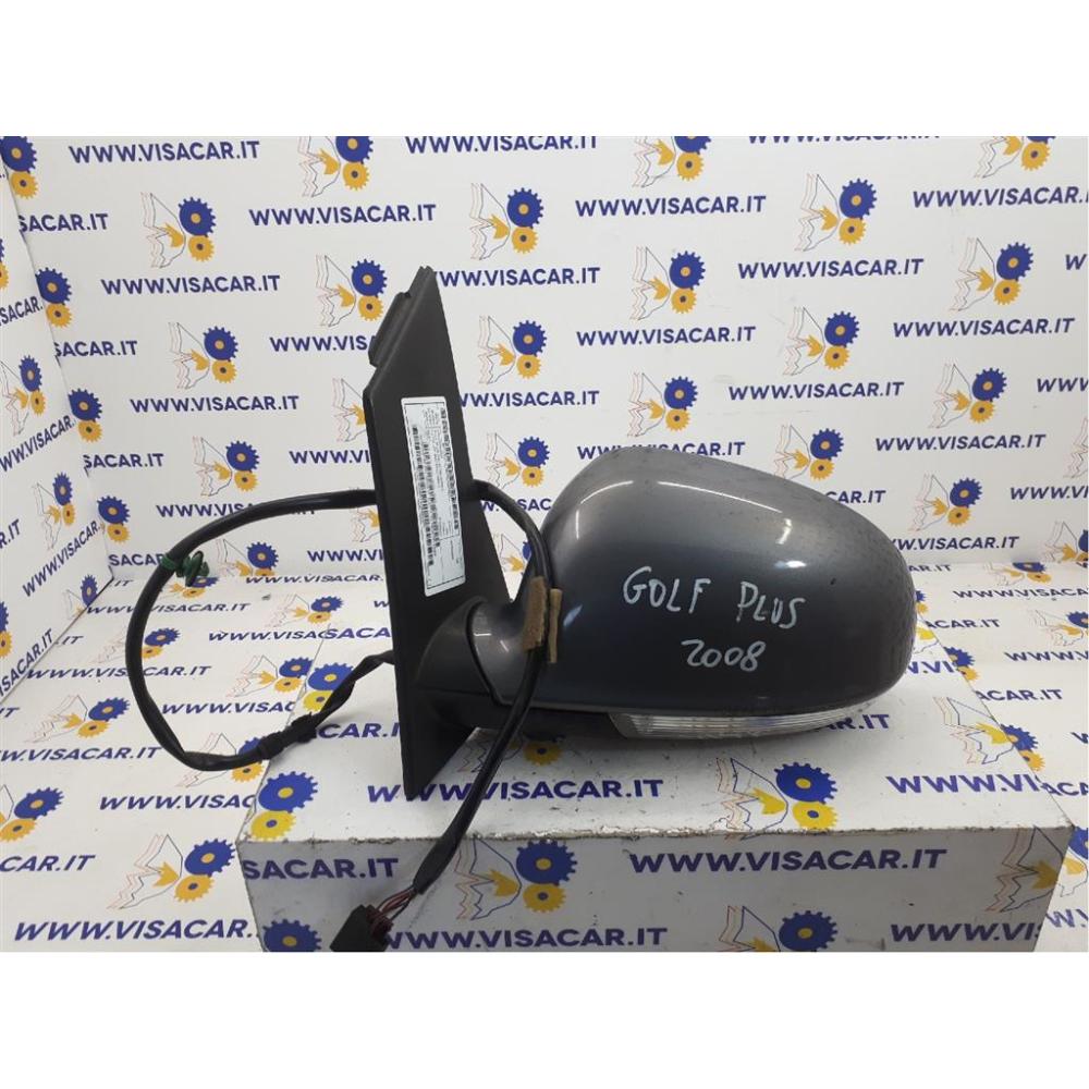 Retrovisore Esterno Anteriore Sinistro Usato Dal 2005 Al 2009 Volkswagen Golf Plus «I» (2004)