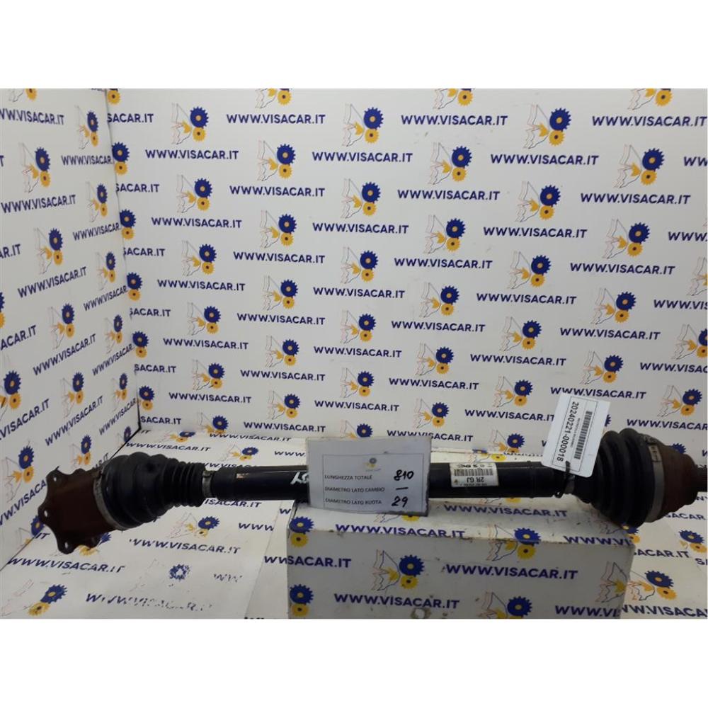 Semiasse Anteriore Destro Usato Dal 2010 Al 2013 Audi A3 «8Pa» Sportback (2008)