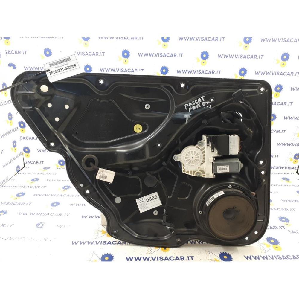 Alzacristallo Porta Posteriore Sinistro Usato Dal 2005 Al 2010 Volkswagen Passat «V» (2005)