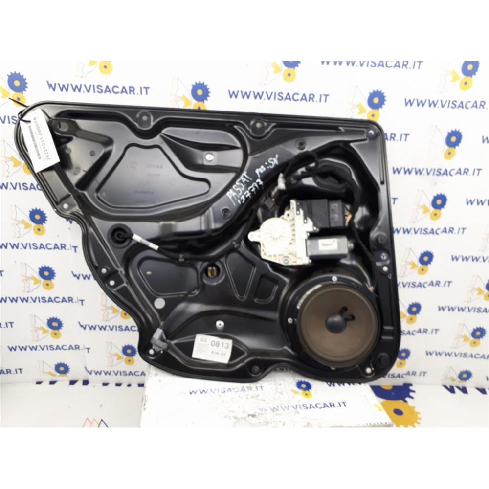 Alzacristallo Porta Posteriore Sinistro Usato Dal 2005 Al 2010 Volkswagen Passat «V» Variant (2005)