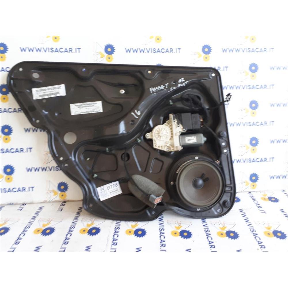 Alzacristallo Porta Posteriore Sinistro Usato Dal 2005 Al 2010 Volkswagen Passat «V» Variant (2005)