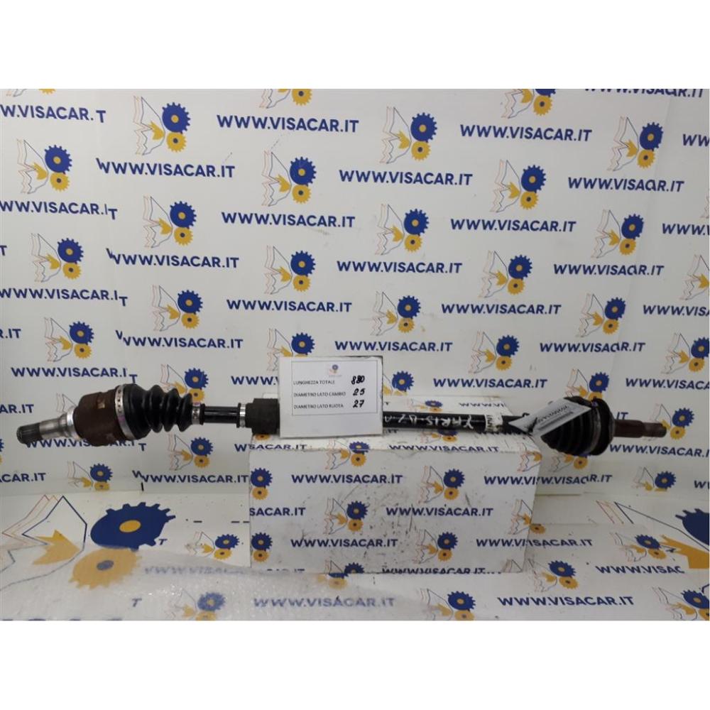 Semiasse Anteriore Destro Usato Dal 2005 Al 2012 Toyota Yaris (France ) «Iii» (2009)
