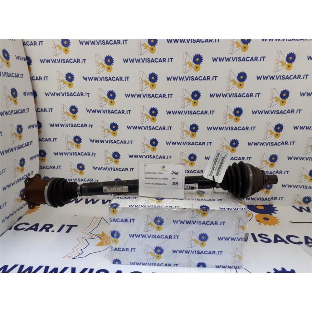 Semiasse Anteriore Destro Usato Dal 2008 Volkswagen Golf «Vi» (2009)