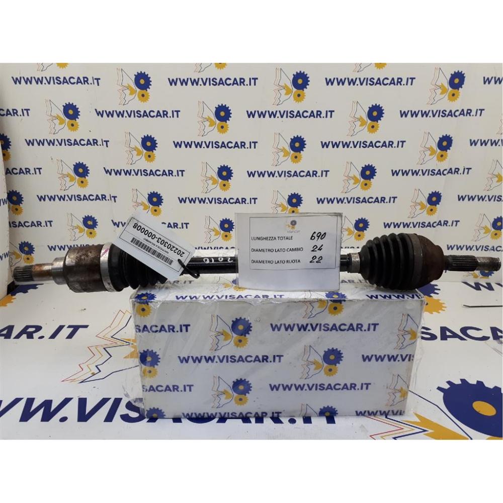 Semiasse Anteriore Sinistro Usato Citroen C3 «Ii» (2010)