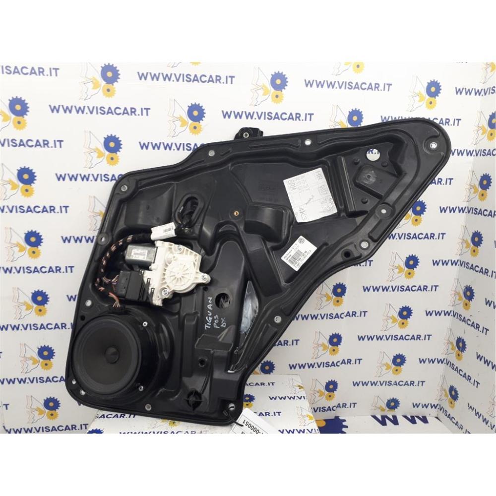 Alzacristallo Porta Posteriore Sinistro Usato Dal 2007 Volkswagen Sharan «Iv» (2010)