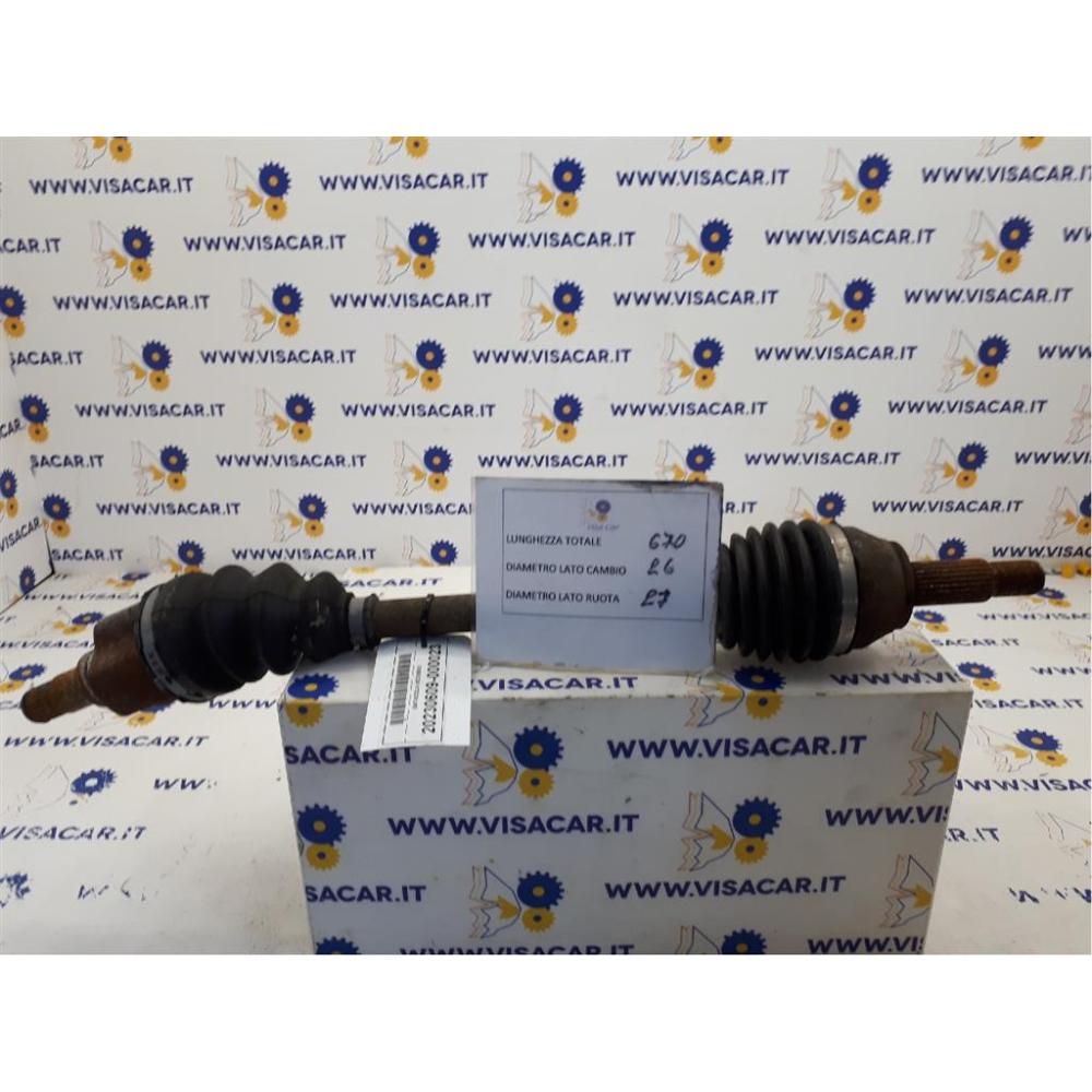 Semiasse Anteriore Sinistro Usato Dal 2008 Al 2013 Ford Fiesta «Vi» (2008)