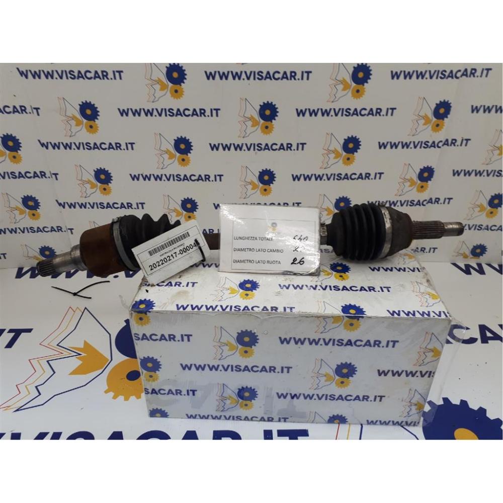 Semiasse Anteriore Sinistro Usato Dal 2008 Al 2013 Ford Fiesta «Vi» (2012)