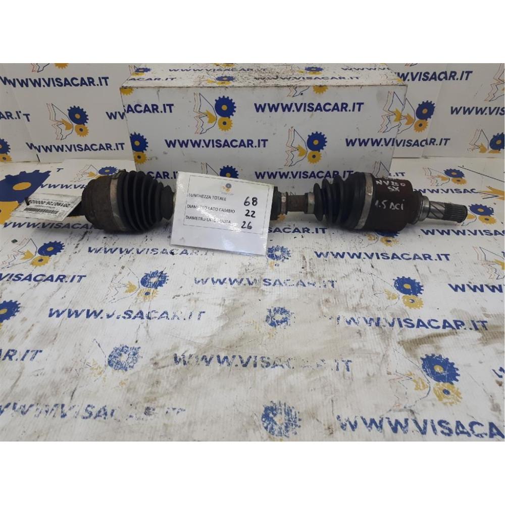Semiasse Anteriore Sinistro Usato Dal 2009 Nissan Nv200 (2009)