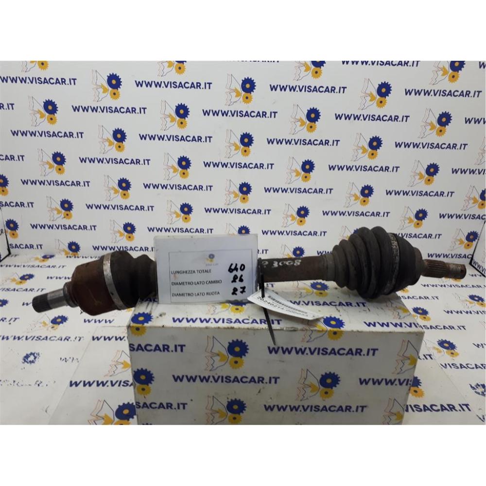 Semiasse Anteriore Sinistro Usato Dal 2009 Al 2013 Peugeot 3008 «I» (2009)