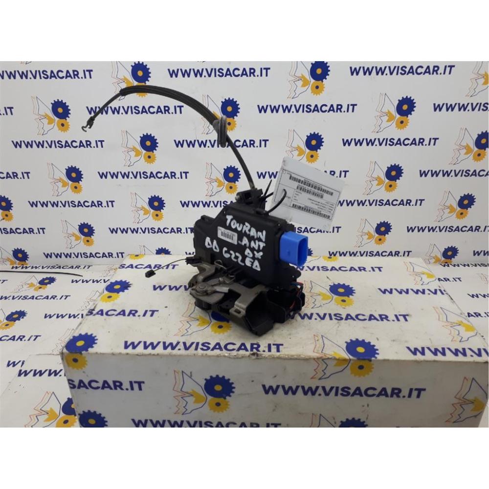 Serratura Porta Anteriore Destro Usato Dal 2003 Al 2010 Volkswagen Touran «I» (2003)