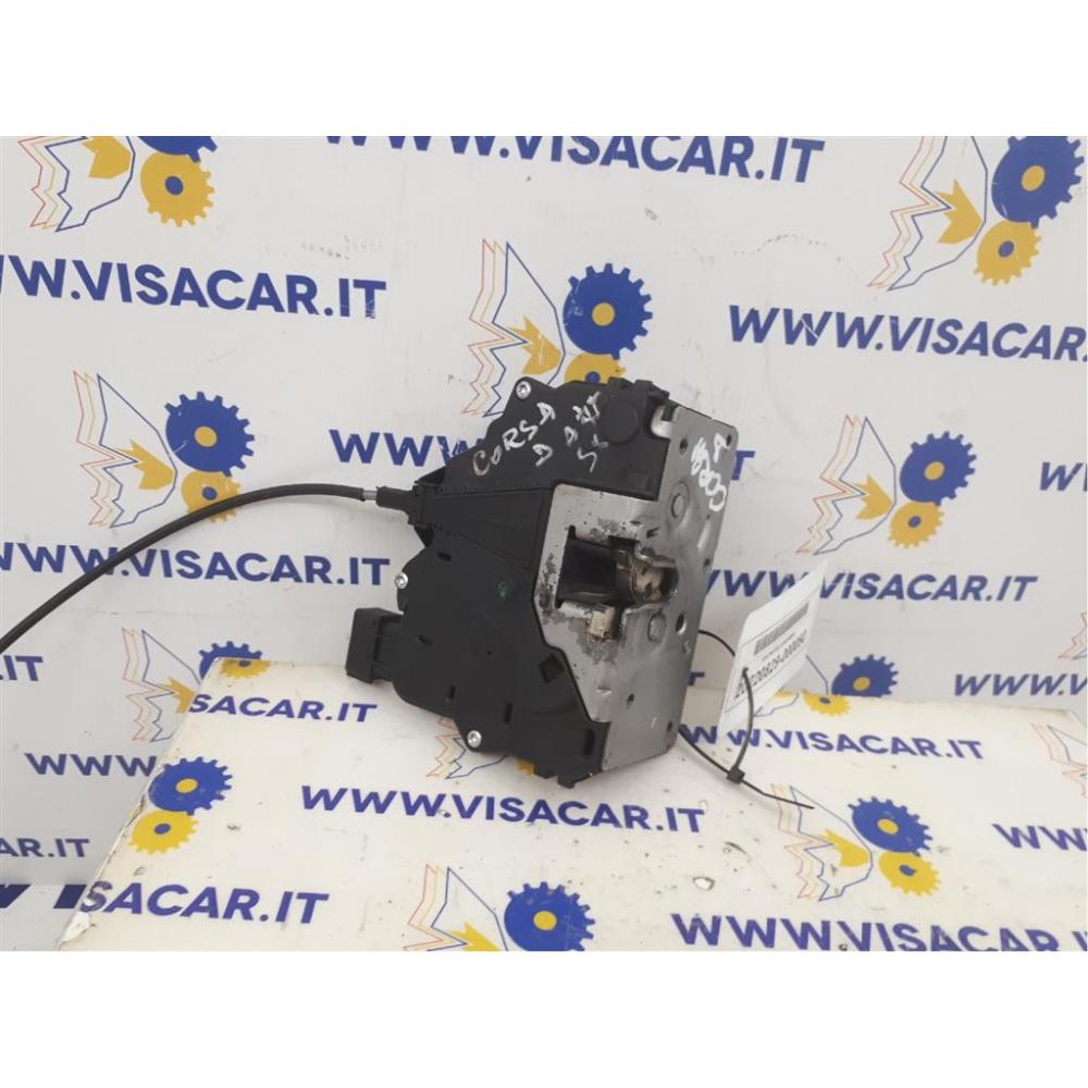 Serratura Porta Anteriore Sinistro Usato Dal 2006 Al 2011 Opel Corsa «D» (2007)