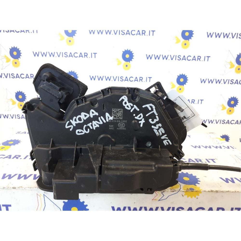 Serratura Porta Posteriore Destro Usato Dal 2016 Skoda Octavia «5E5» Sw (2017)